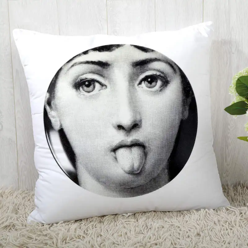 Дропшиппинг Подушка Чехол Fornasetti-серия для искусства Спальня в Гостиная домой зал для декоративных подушек Крышка для женщин размером 45*45 см - Цвет: 5