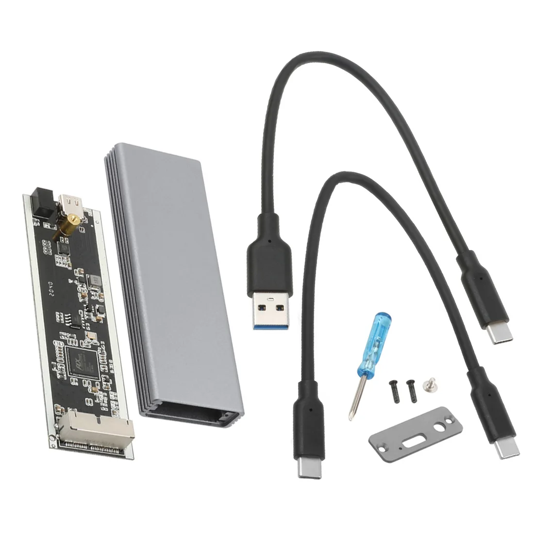 XT-XINTE Aluminum Alloy Type-C USB-C to 16+12 Pin Mobile Box HDD Enclosure for Air Pro 2013 2014 2015 2016 SSD Portable Case