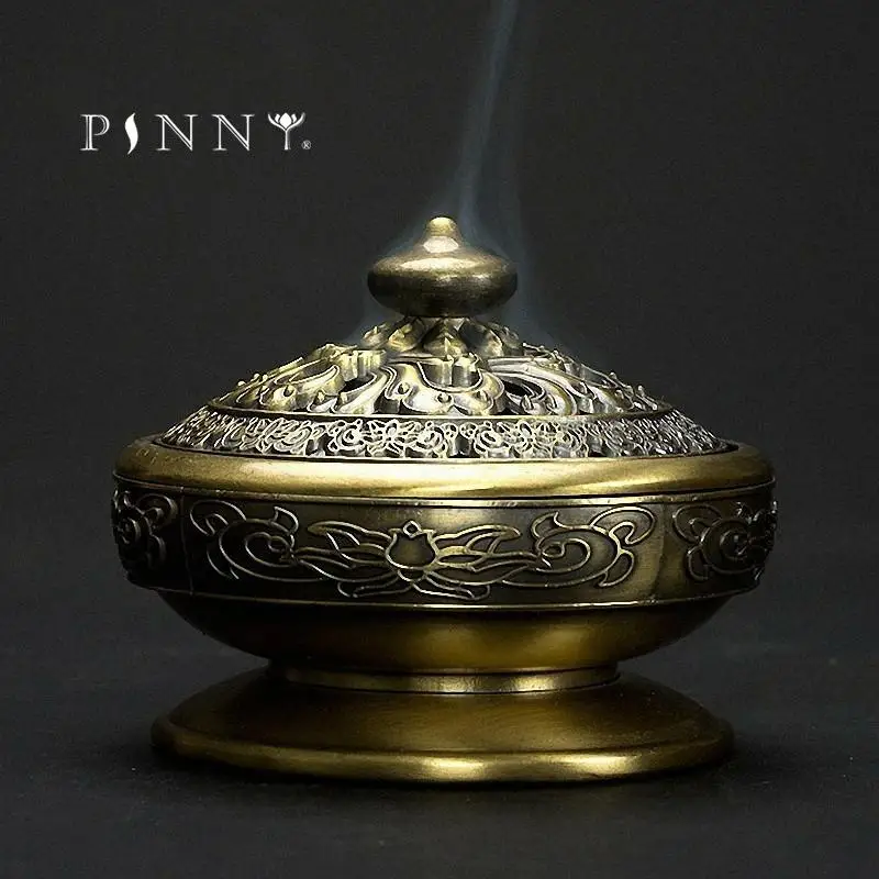 PINNY Nepalese Классическая Металлическая горелка для благовоний катушка из сплава