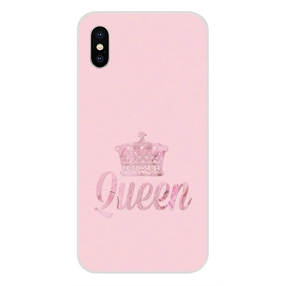 Queen Корона принцесса мягкий Кап Coque для Galaxy Alpha Note 10 Pro A10 A20 A20E A30 A40 A50 A60 A70 A80 A90 M10 M20 M30 M40