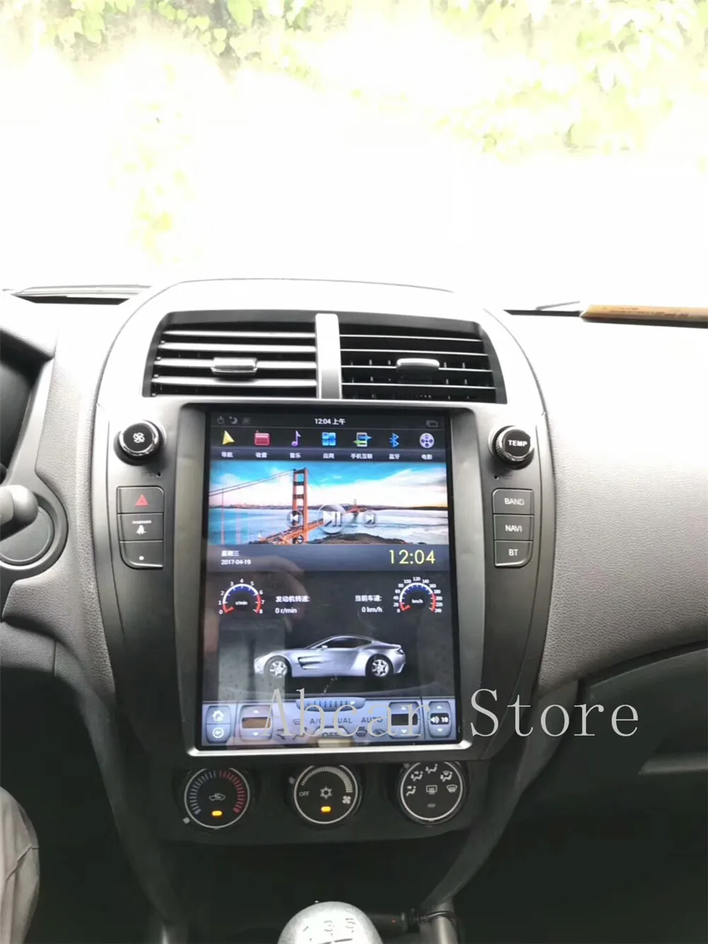 Автомобильный dvd плеер Tesla style 10 4 дюйма Android 9 0 GPS навигация для MITSUBISHI ASX RVR Outlander Sport