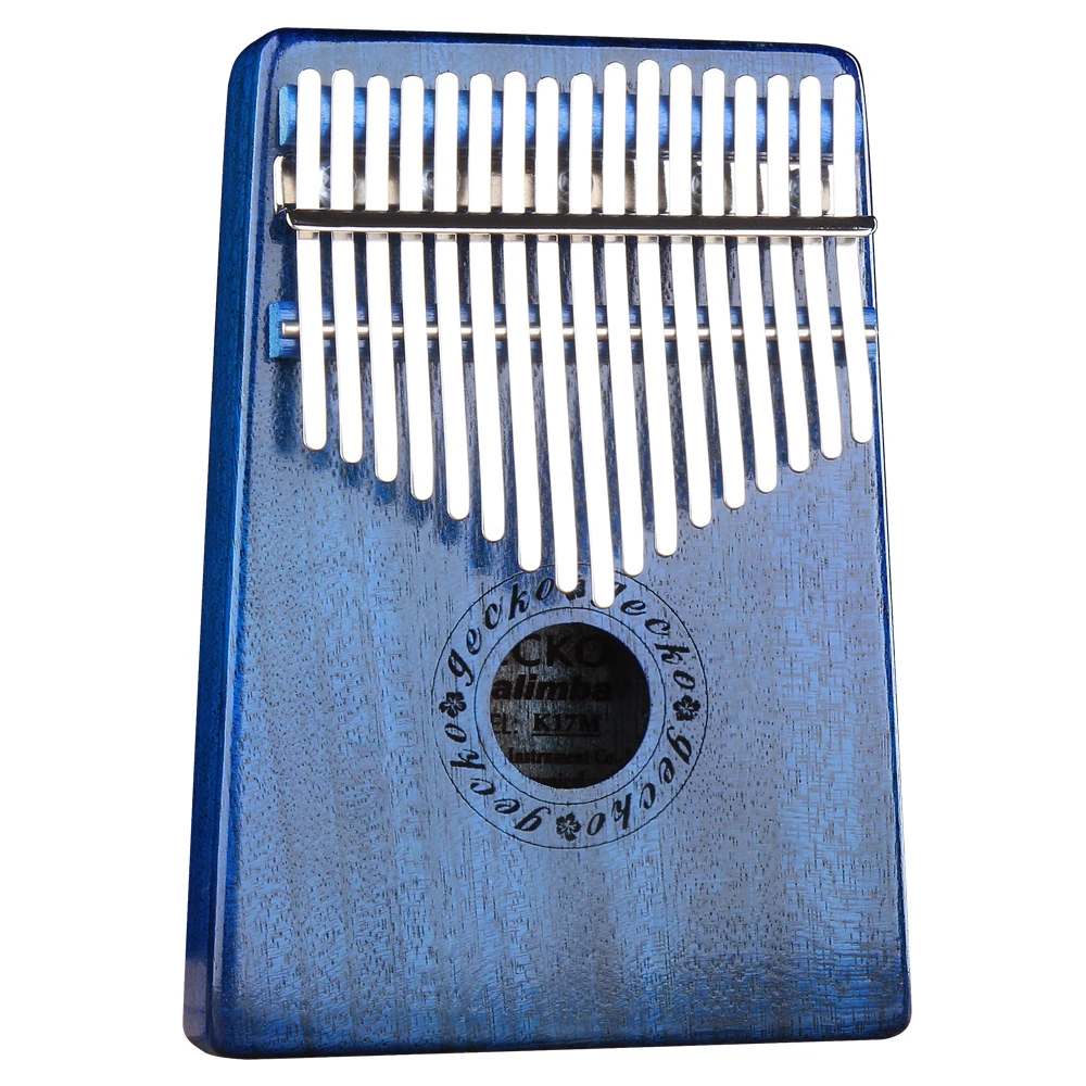 Пианино GECKO Kalimba 17 клавиш Тон C красное дерево большой палец музыкальный