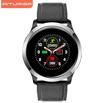 

Smart Watch Waterproof Women Men Smart Watch KSR909 Round Heart Rate Pedometer Call Message Reminder Smart Activity Tracker