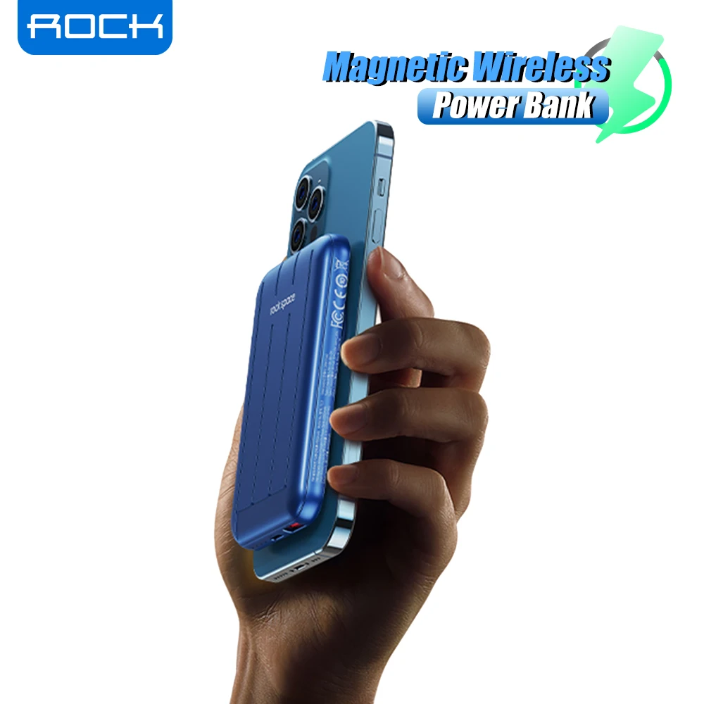

For iPhone 13 12 Pro Max Magnetic Wireless Power Bank 10000mAh Mini PD Powerbank Portable External Battery Fast Charger
