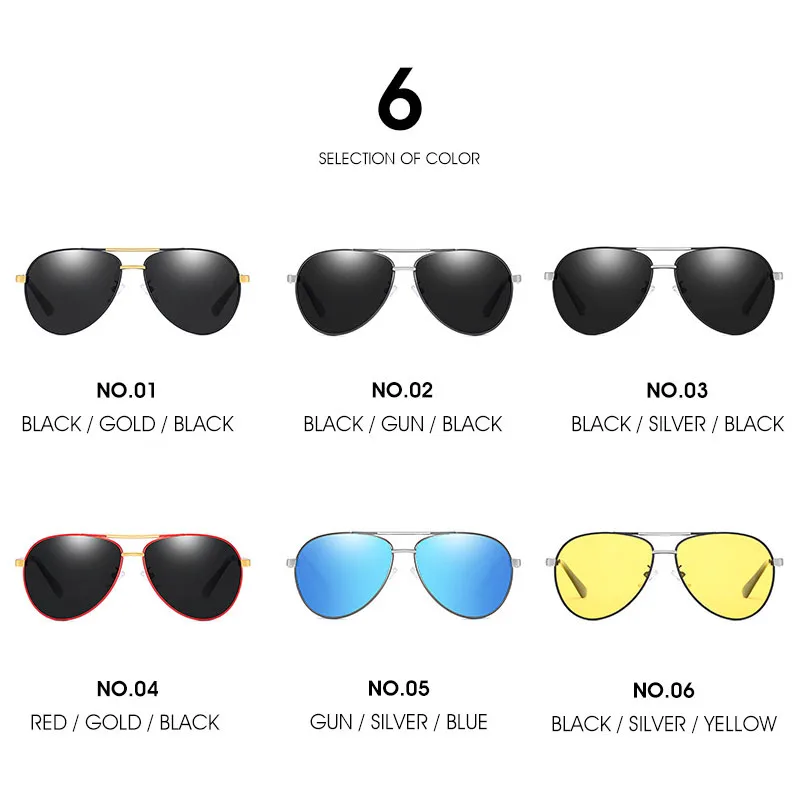 Очки ночного видения, брендовые, Mercede, солнцезащитные очки, мужские, поляризационные, для вождения, рыбалки, солнцезащитные очки, пилот, спортивные, винтажные, oculos de sol 11016