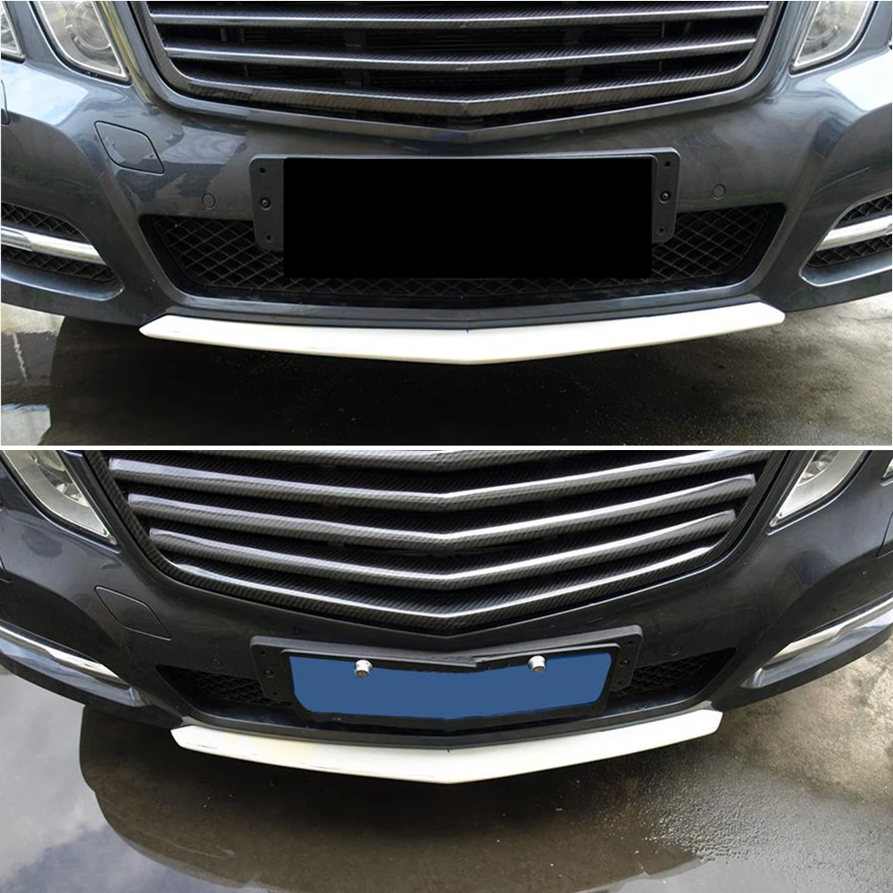 Автомобильный спойлер из углеродного волокна для Mercedes Benz E Class W212 E200 E260 E300 2009 2012|lip