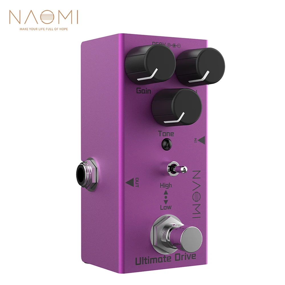 NEP-02 Ultimate Drive Black Effect Pedal for Electric Guitars with True Bypass | Спорт и развлечения