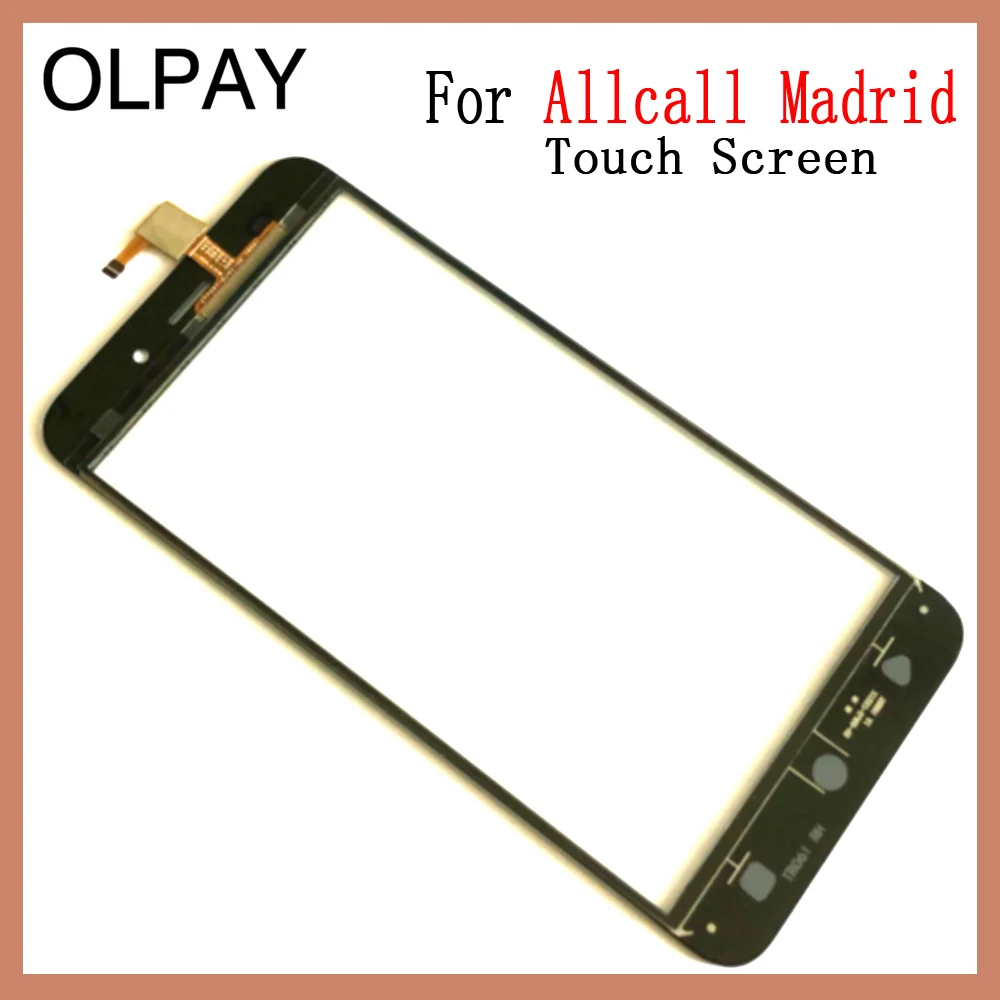 OLPAY сенсорный экран для мобильного телефона Allcall Мадрид 5,5 ''дюймовый сенсорный экран дигитайзер сенсор Сенсорная панель ремонт стекла