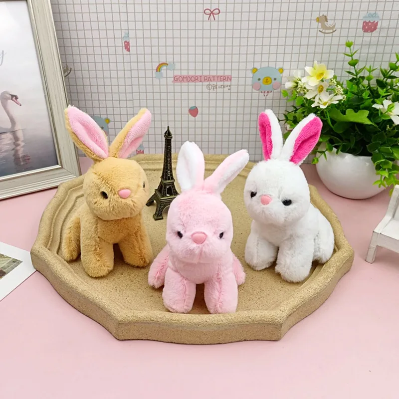 

new Stylish Cute rabbit sweet pendant Exquisite Keychain soft baby Soothing doll christmase birthday wedding gift