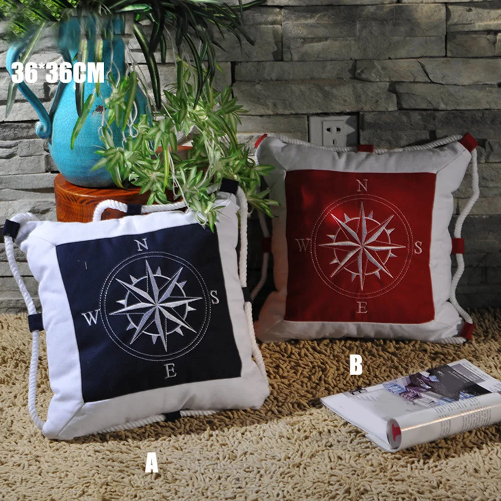 Винтажная средиземноморская подушка для дивана льняная Подушка декоративная