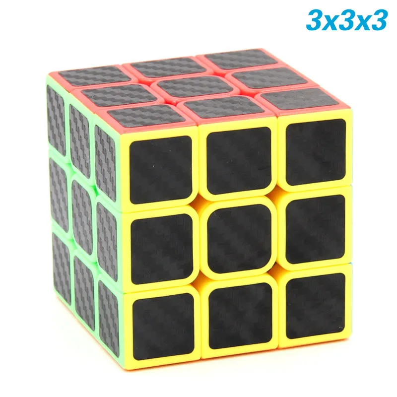 ShengShou Легенда углеродного волокна Стикеры 2x2x2 3x3x3, 4x4x4, 5x5x5, волшебный куб, набор 2x2/oneplus 3/OnePlus x 3 4x4 5x5 скоростная головоломка, развивающие игрушки - Цвет: 3x3x3