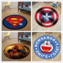Водонепроницаемый круглый мультфильм коврики игровые коврики детские коврики для гостиной