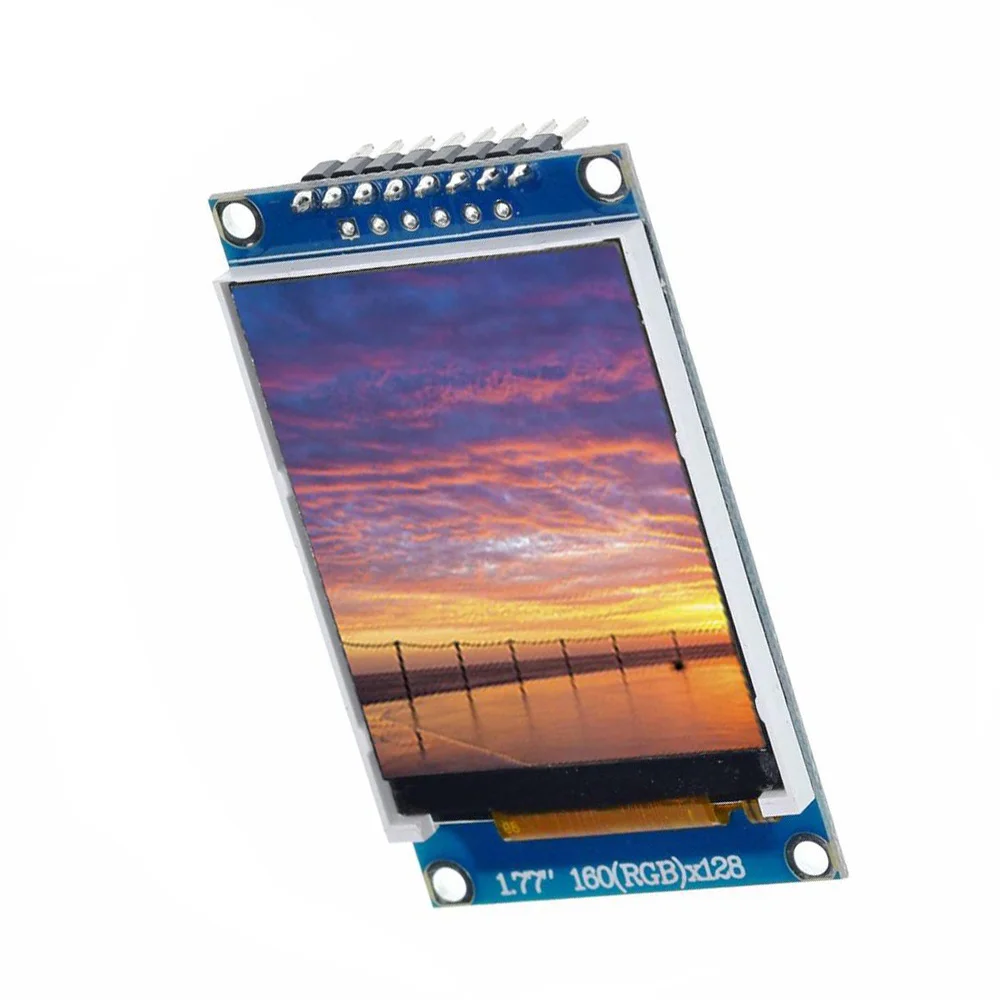 1.77 inch TFT LCD screen 128*160 1.77 TFTSPI TFT color screen module serial port module - Color: 1.77 TFT