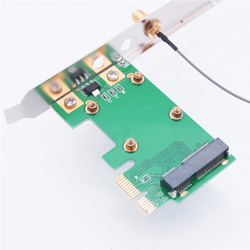 

MINI PCI-E to Desktops PCI-E Card Adapter Wireless Networks Card Mini PCIE PC Laptop Wireless Networks Card Adapter Card LHB99