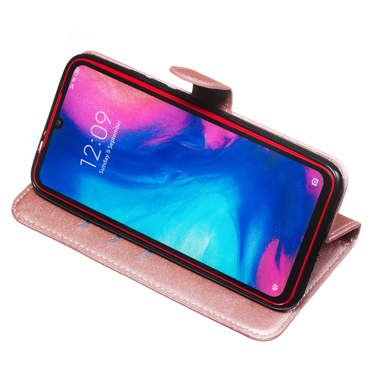 Кожаный чехол на молнии для Xiaomi redmi note 7/7 Pro роскошный, с отделением для карт держатель силиконовый чехол redmi note 7 флип-чехол