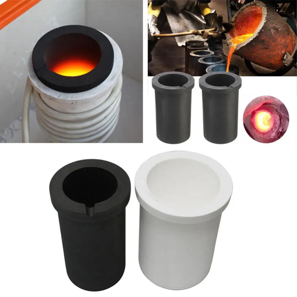 1/2/3KG Graphite Induction Melting Furnace Crucible Melting Cast Gold Silver