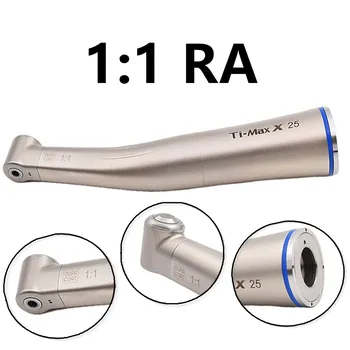 

1:1 Low Speed handpiece Press button contra angle internal spray Ti Max X25