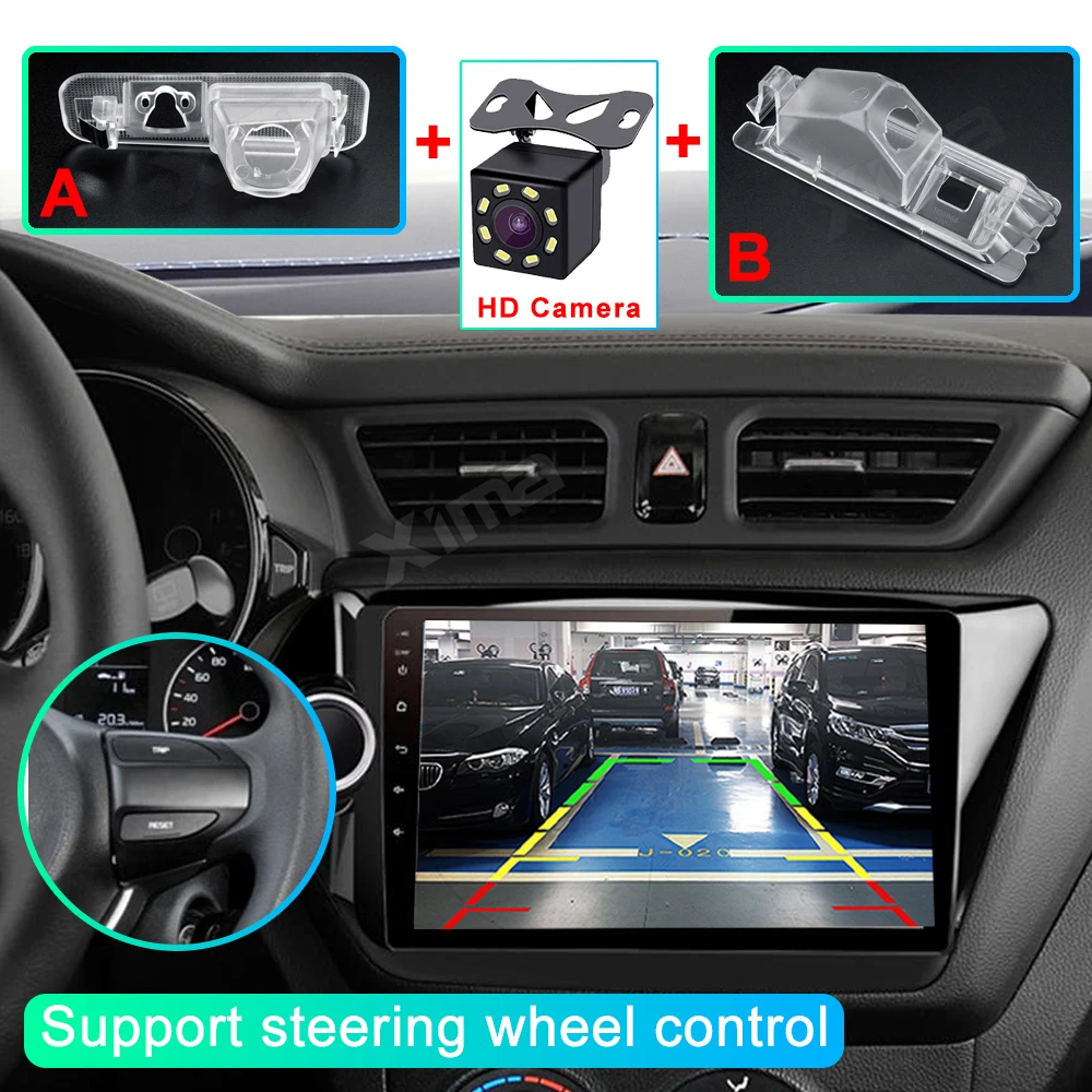Car Android Multimedia Video Player For KIA RIO 3 4 2011- 2din Car Radio Navigation Bluetooth autoradio With Car dvr