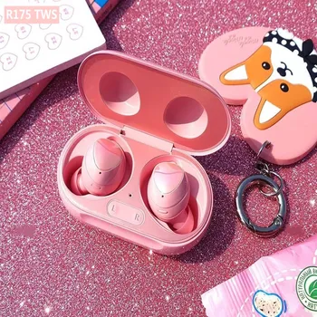 

New Mini R175 TWS With Wireless Charging Earphone Bluetooth 5.0 HIFI Stereo With Mic Sports Heard set For samsung Galaxy Buds+