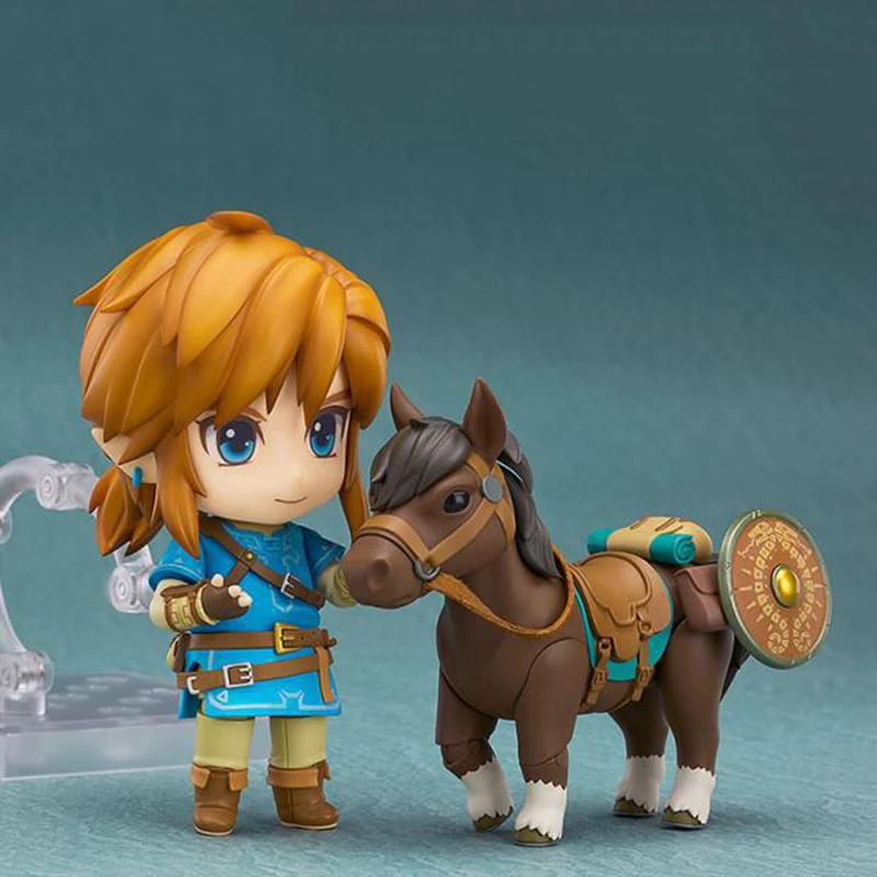 

Anime Zelda Breath of The Wild Link 733DX# Q Edition PVC Action Figure Model Toy