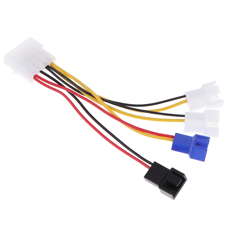 Cable Length: as Detail Occus Hot 4-in-1 Computer Cooling Fan Power Cable CPU PC Cooler Wire Adapter Connector 