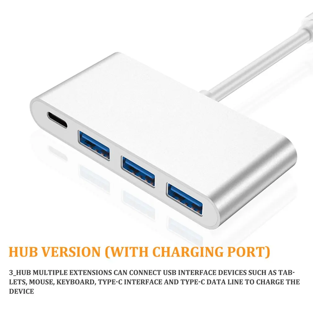 3,1 USB C концентратор type C к USB 3,0 сплиттер конвертер для MacBook Pro Air портативный Hab адаптер Аксессуары для ноутбуков