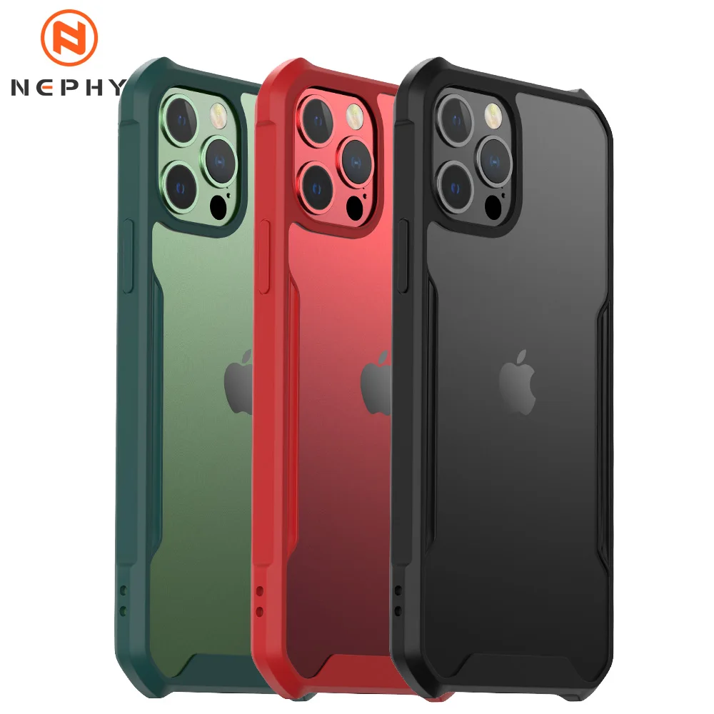 Luxury Shockproof Armor Case For iPhone 12 11 Pro 10 X XR XS Max 6 s 6s 7 8 Plus Phone Back Cover Clear Shell Soft Bumper Shield | Мобильные