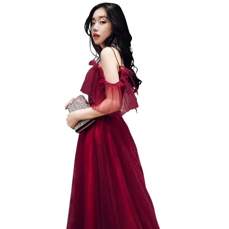 Сетчатое платье на тонких бретельках, свадебное платье для невесты, Qipao, сексуальное бальное платье, свадебное платье для невесты, халат De Soiree Cheongsam