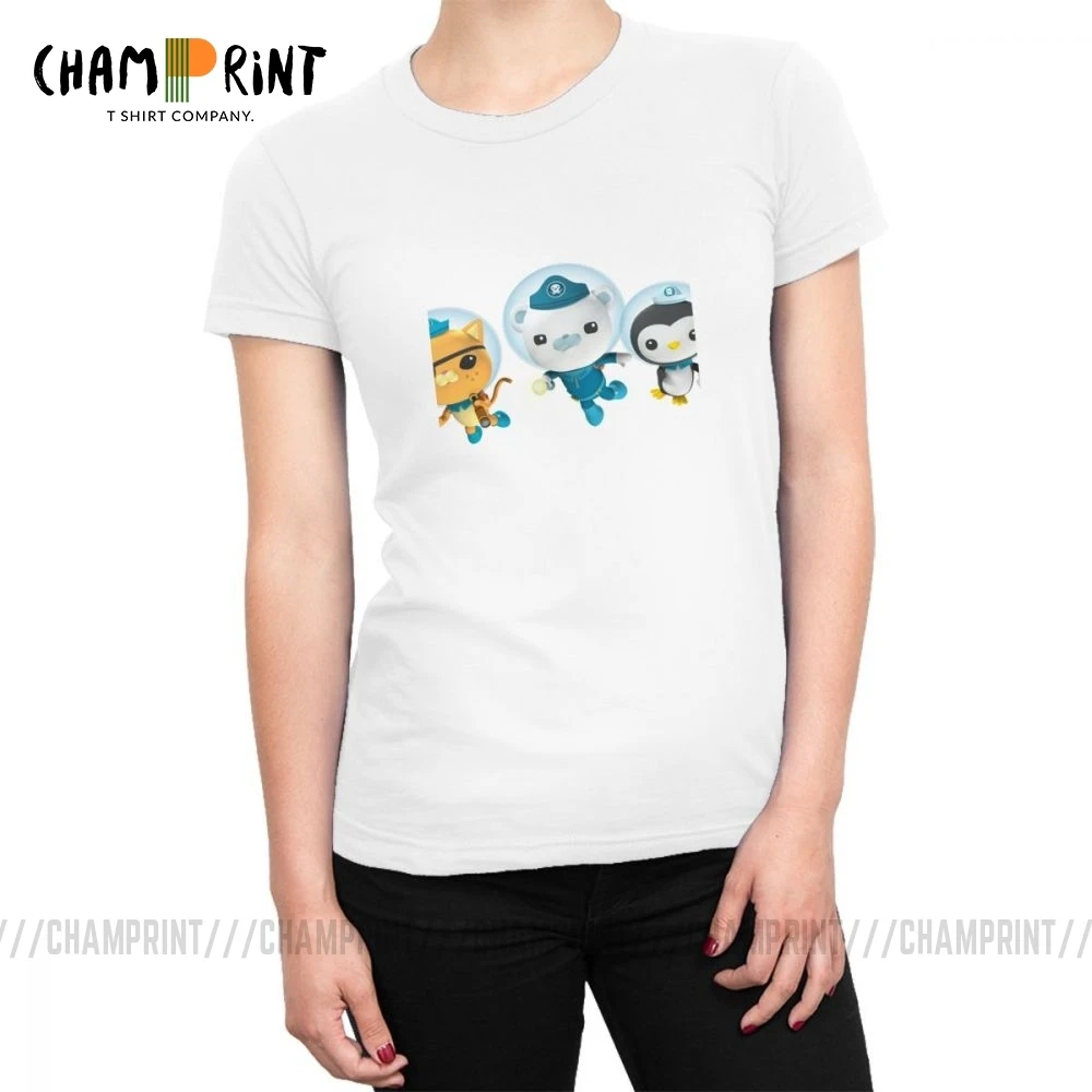 Женские футболки Octonauts с мультяшным аниме Barnacles Kwazii песо модные топы винтажная