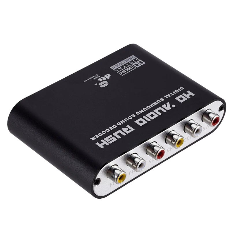 AAAE Top-5,1 CH аудио декодер SPDIF коаксиальный к RCA DTS AC3 цифровой к 5,1 усилитель аналоговый конвертер для PS3, DVD плеер, Xbox