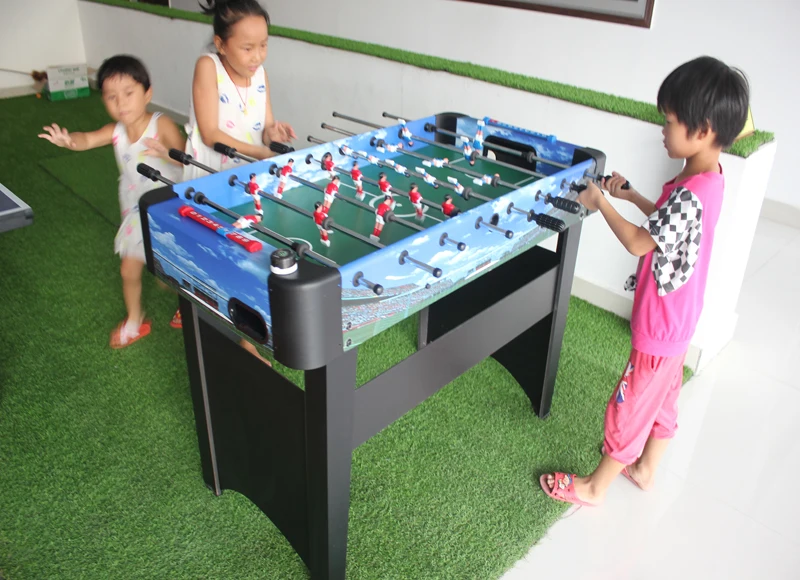 Настольный футбол машина для взрослых и детей двойной большой стол типа игра-головоломка настольная настольный футбол 8 шест игрушка