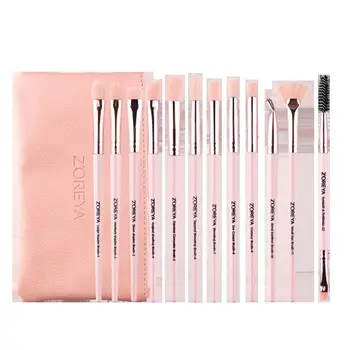 

Makeup Brushes Set Professional 12 pcs/lot Eye Shadow Blending Eyeliner Eyelash Eyebrow Brush for Cosmetic Tools Kits