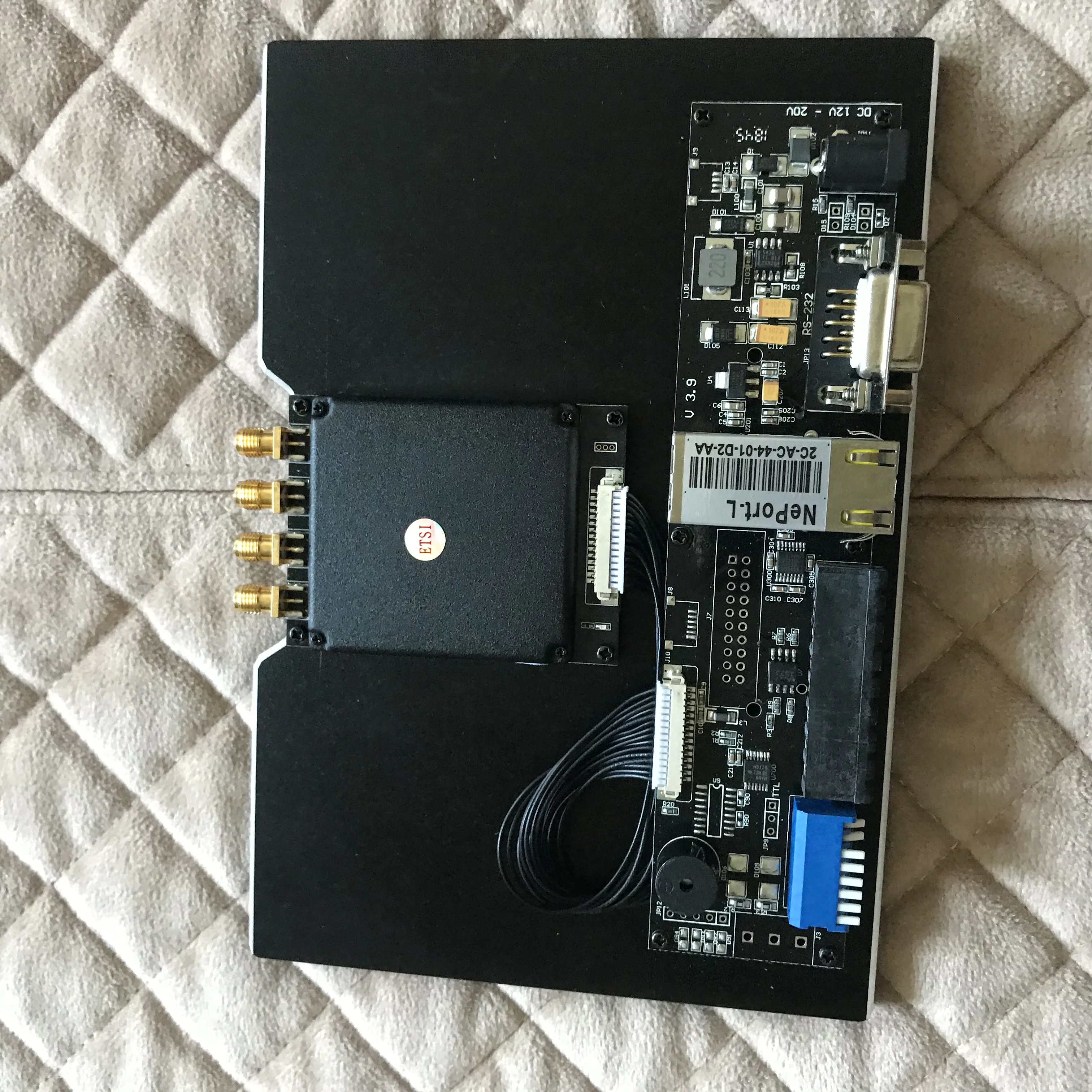 Impinj 4 порта uhf Считыватель rfid/epc gen2 мультиметка 840-960 МГц Пассивный фиксированный считыватель модуль TCP/IP RJ45/Ethernet rs232