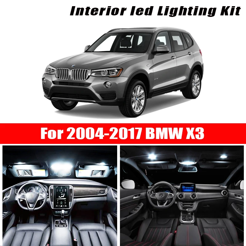 Аксессуары для автомобилей BMW X3 E83 светодиодный светильник чтения без ошибок Canbus