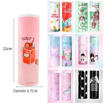 

NBX kids school pencil case For Girls Boys Stand Up Stationery Standing Pen Boxã€€cartoon Bunny school supplies Christmas gift