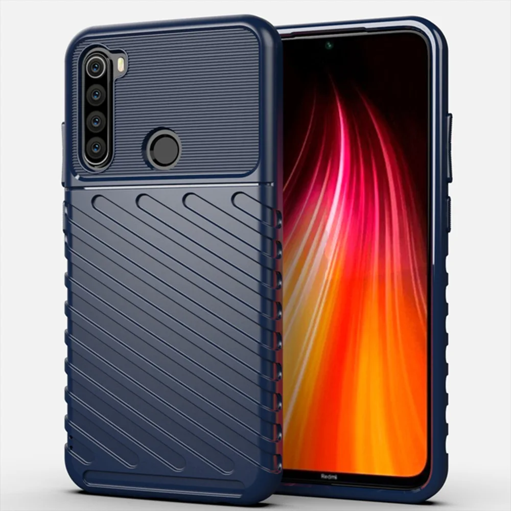 OTAO противоударный защитный чехол для Xiaomi Redmi Note 8 Pro K20 8A 3D Полосатый Мягкий силиконовый чехол для Xiaomi 9 Lite CC9E A3 чехол Coque - Цвет: Blue