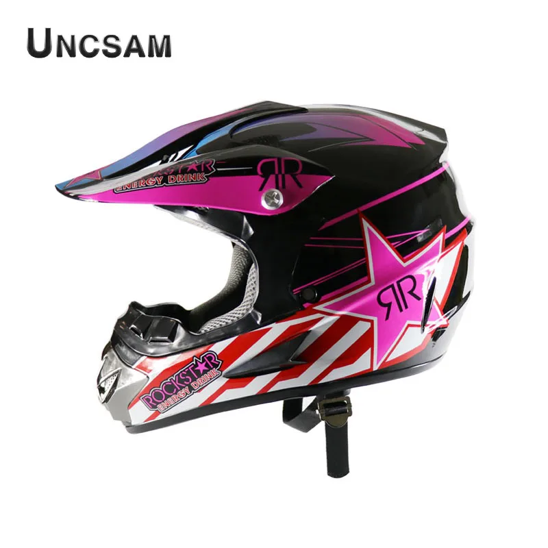 A—Motorcycle helmet mountain bike full face helmet Cross country helmet small light off-road helmet helmet universal