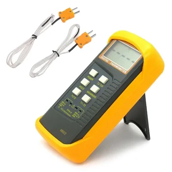 

6802 II Thermometer Dual Channel Digital Thermocouple Sensor Probe Accurate