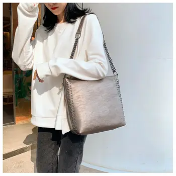 

2019 New Fashion Women Ladies Crossbody Leather Shoulder Bag Tote Purse Shopping Bags Messenger Satchel Solid Color