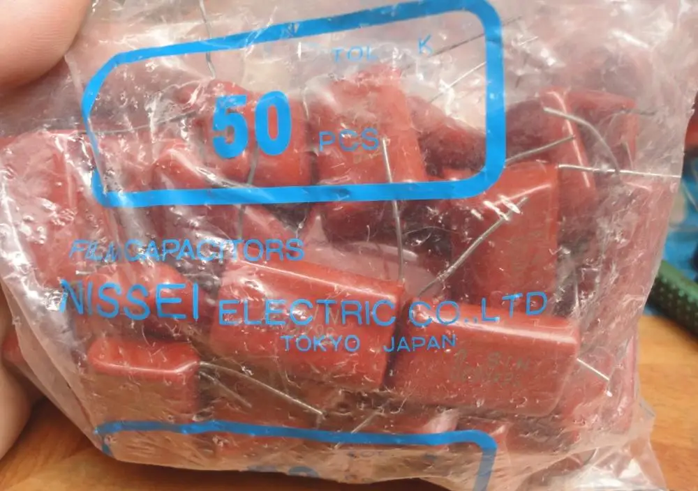 И 50 шт. 630V0. 56 мкФ 564 630V CBB тонкопленочный конденсатор