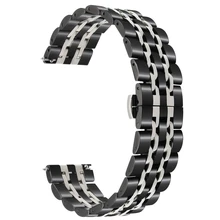 Ремешок для часов samsung gear S3/Galaxy Watch 46 мм полосы 22 мм браслет из нержавеющей стали для gear S3 Frontier/классический браслет