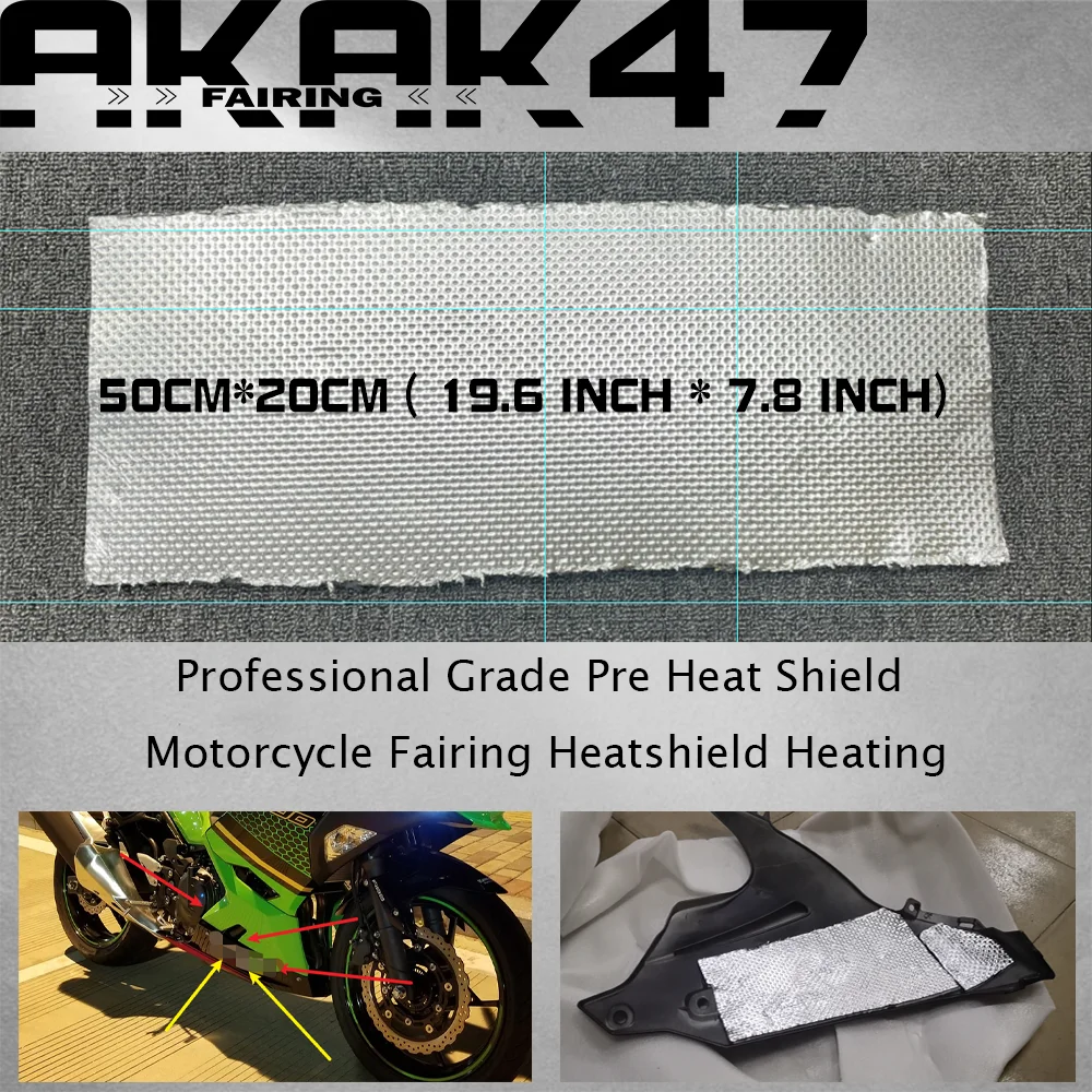 ProfessionalGradePreHeatShieldMotorcycleFairingHeatshield
