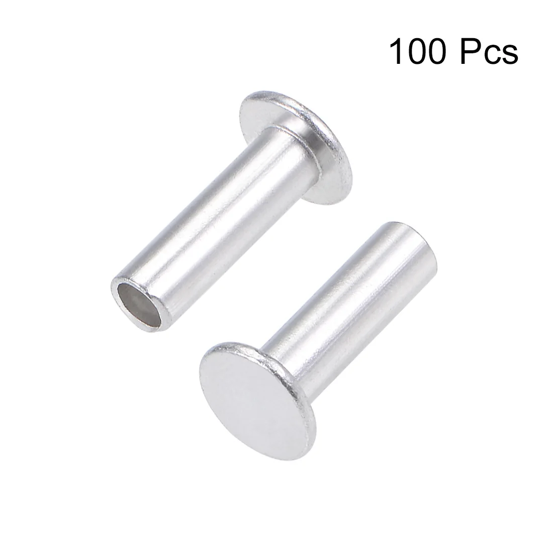 uxcell 100pcs M5 x 16mm Aluminum Half Round Head Solid Rivet Fastener Silver Tone uxcell 100pcs M5 x 16mm Aluminum Half Round Head Solid Rivet Fastener Silver Tone