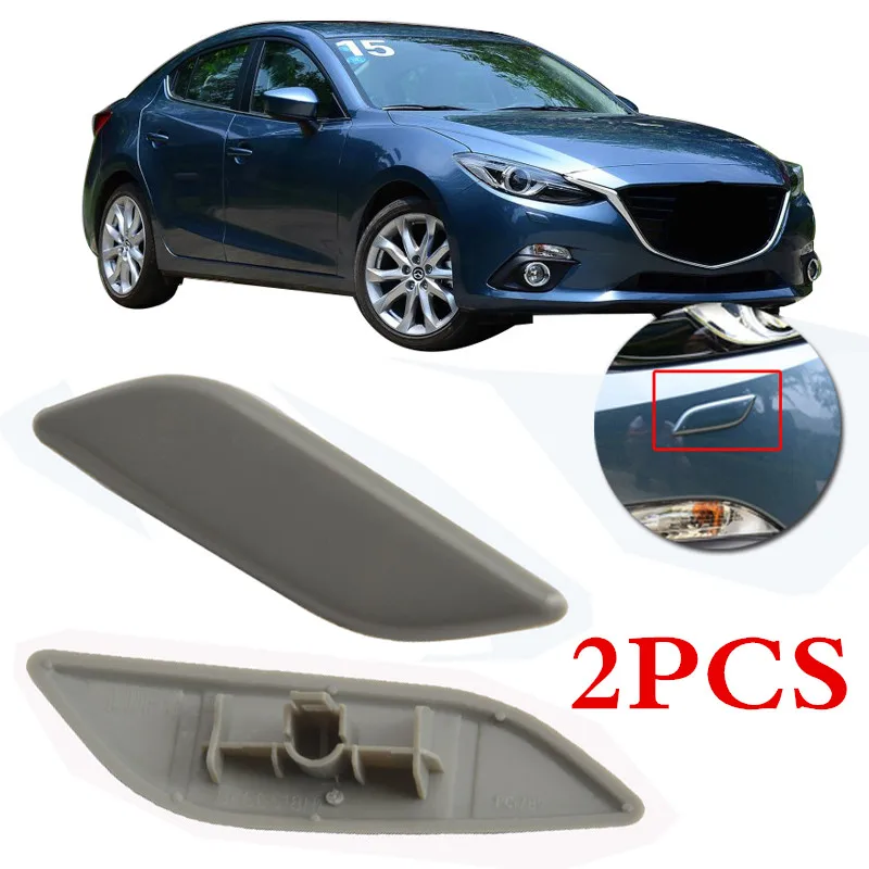 CAPQX 2 шт. передний бампер крышка омывателя фар Налобная шайба капота для Mazda 3 M3 Axela