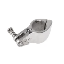 2 шт нержавеющая сталь Лодка арматура навеса зажим трубчатая база для 7/8 дюймов труба-шарнирная лодка палуба оборудование/лодка запчасти