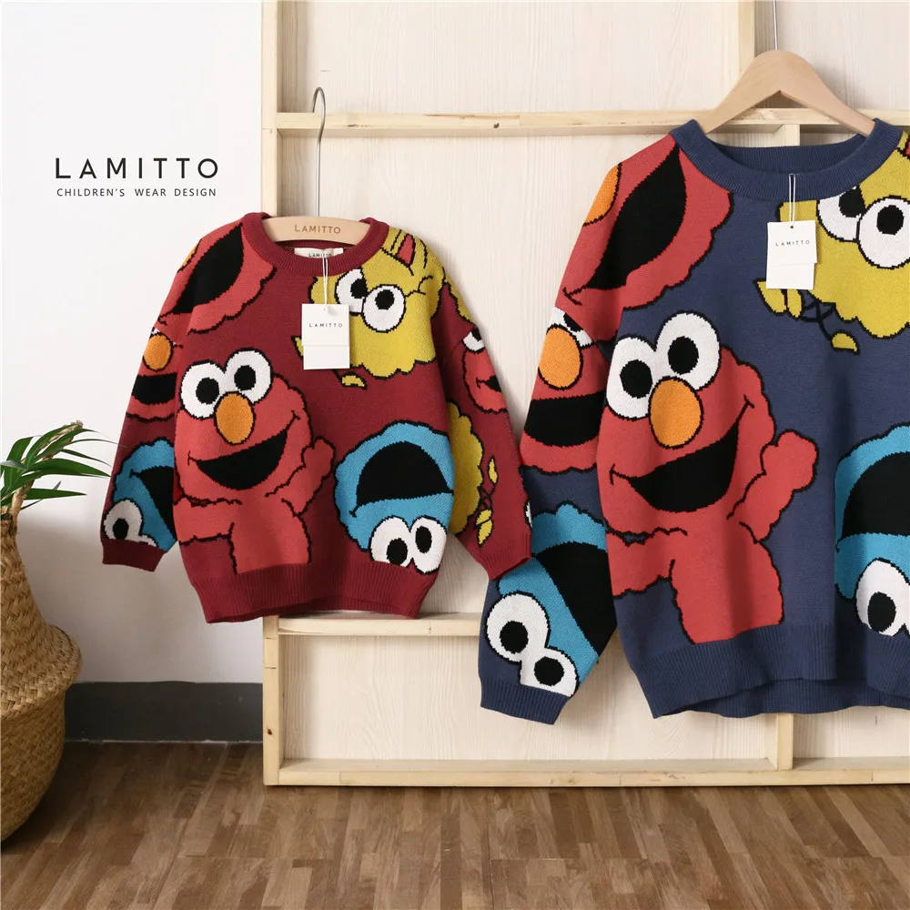 Lamitto2019, осенне-зимняя Детская уличная одежда в европейском и американском стиле, женская уличная одежда контрастных цветов, mao zhi shan Parent-c