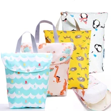 Sac à couches multifonctionnel pour bébé, organisateur réutilisable, imperméable, en tissu humide/sec, sac à couches de voyage pour maman