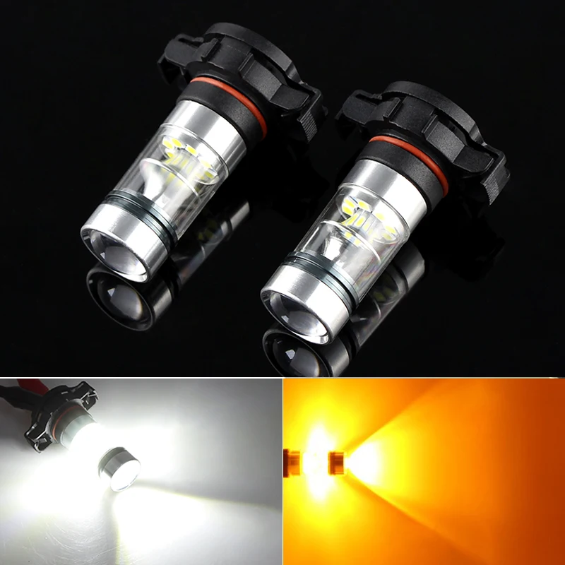 

2pcs LED Fog Light Blub PSX24W 2504 Lamp Canbus No Error For Subaru BRZ 2012-2016 XV 2012-2014