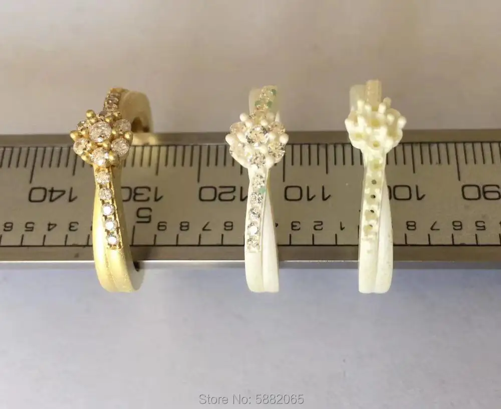 

405nm UV photosensitive resin 3D printing material for high-precision jewelry wax casting (suitable for top-down DLP/LCD/DLP)
