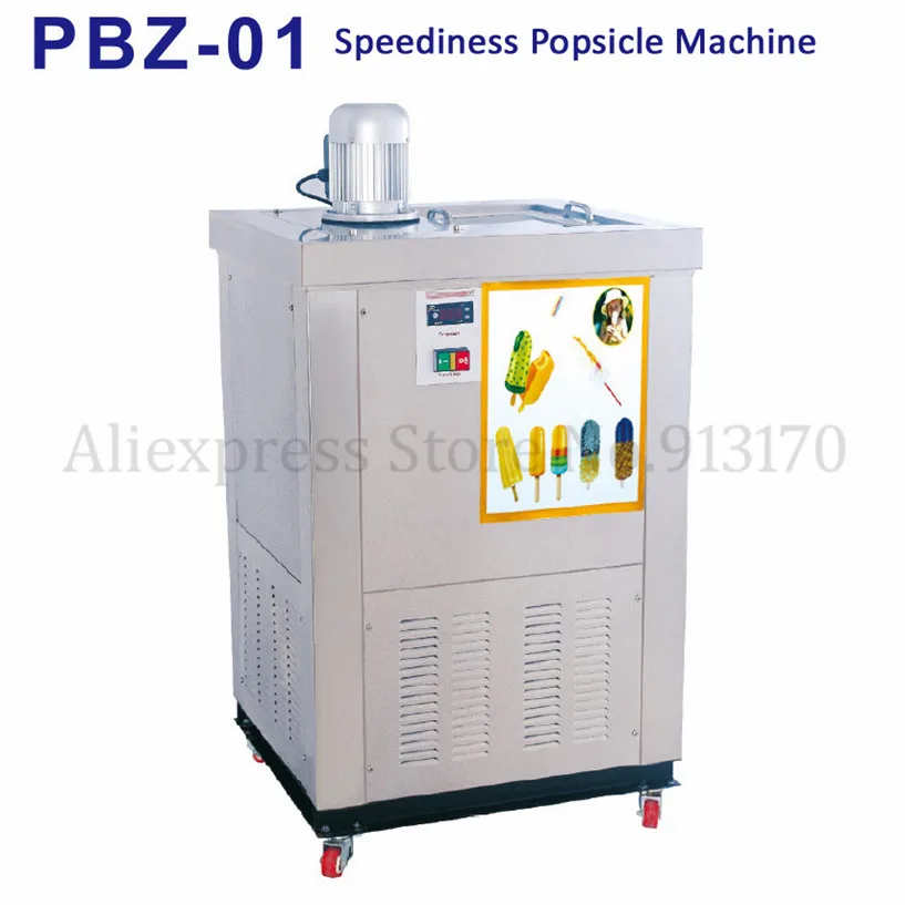 

Commerical Popsicle Making Machine Ice Lolly Maker Stainless Steel Ice Cream Bar Equipment with 1 Mold Capacity 3000 pieces/day